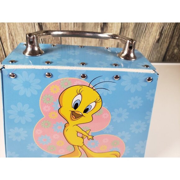 Looney Tunes Tweety Bird Mini Tin Metal Purse 5 Inch Vintage 2001 - Picture 6 of 7